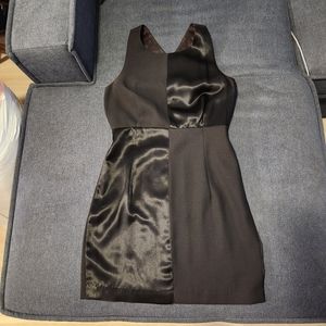 Two Tone Cross Back Mini Dress